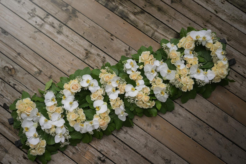 Texte personnalisé en fleurs