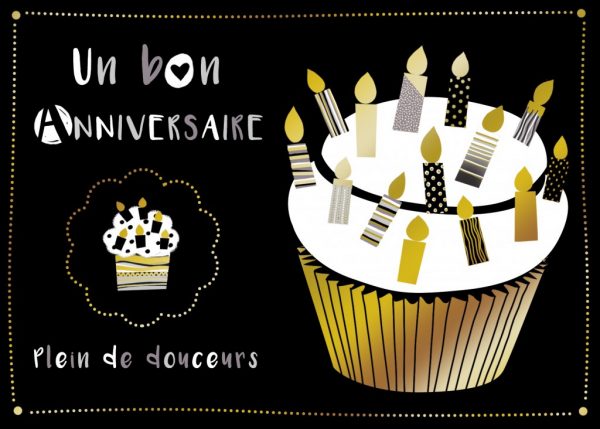 Carte de Souhait Un Bon Anniversaire