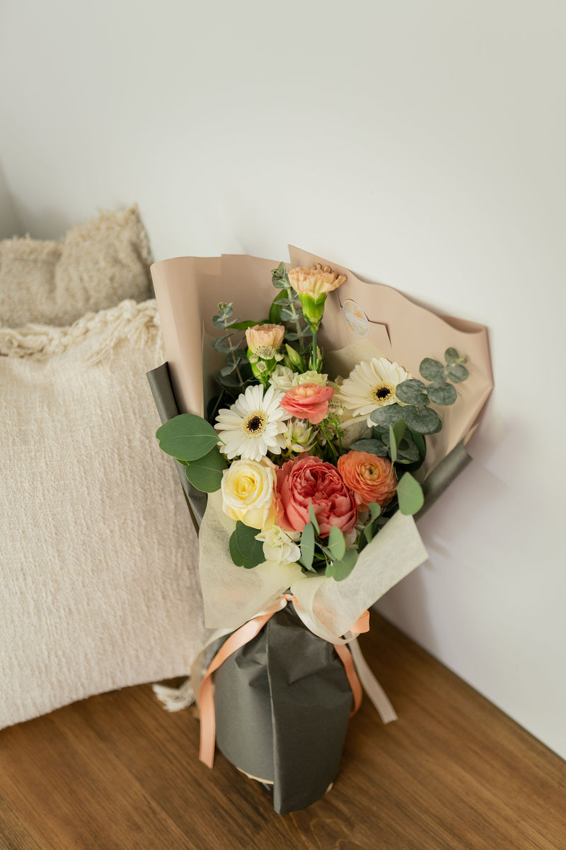 Bouquet pastel doux