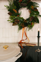 Couronne de Noël - Orange