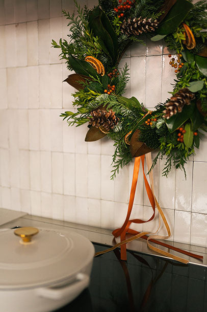 Couronne de Noël - Orange