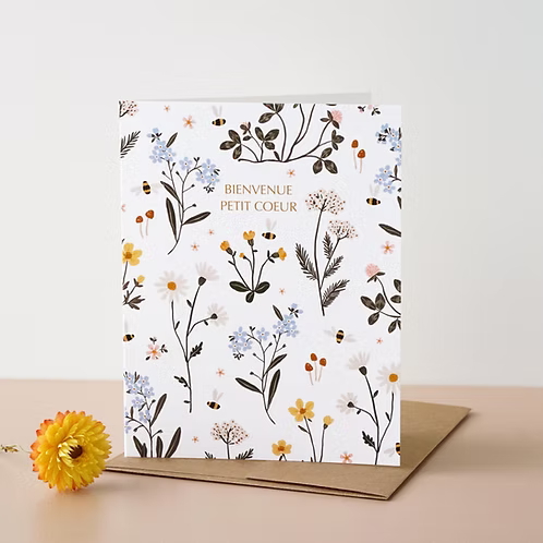 Jardin floral "Bienvenue petit coeur"
