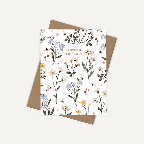 Jardin floral "Bienvenue petit coeur"