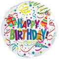 18" Happy Birthday Party Hat and Horn Balloon
