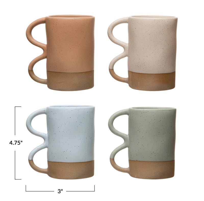 Tasse avec Poignée Ondulée