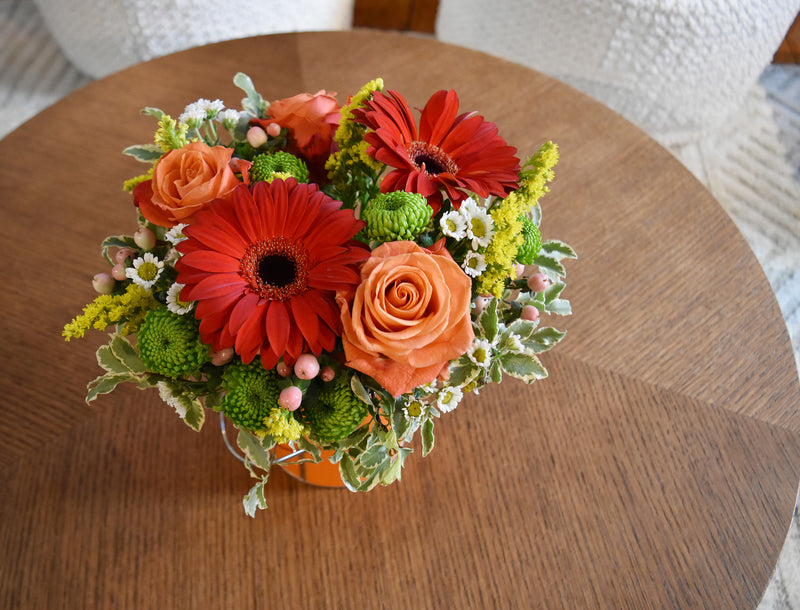 Seau de fleurs